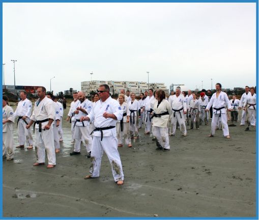 Mid Winter Beach Training | Seido Karate Timaru