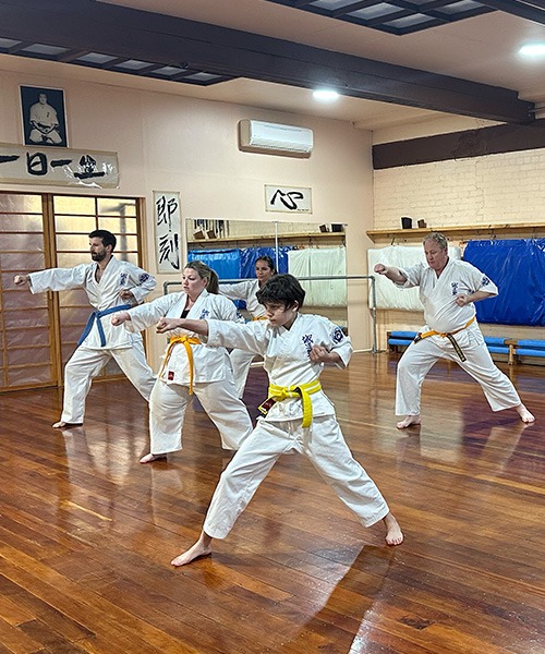 Beginner Class in our dojo | Seido Karate Timaru